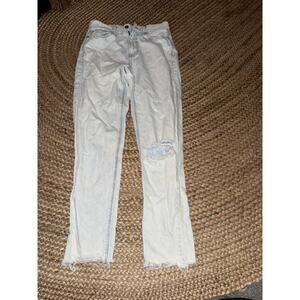 American Eagle light wash mom jeans size 0